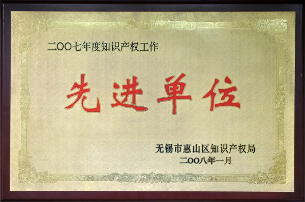 年度知识产权工作先进单位