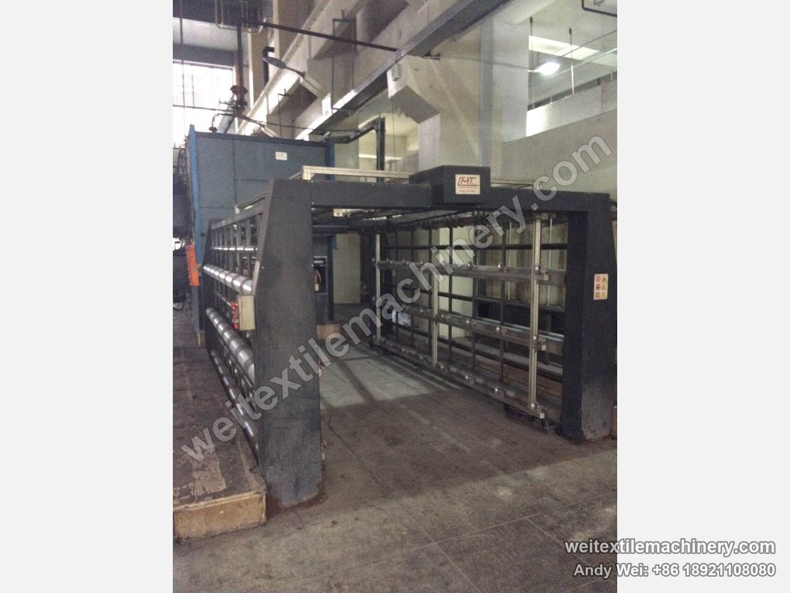 Used CMT tops balling creel, gantry with CMT plate and tiers of winding positions on both sides