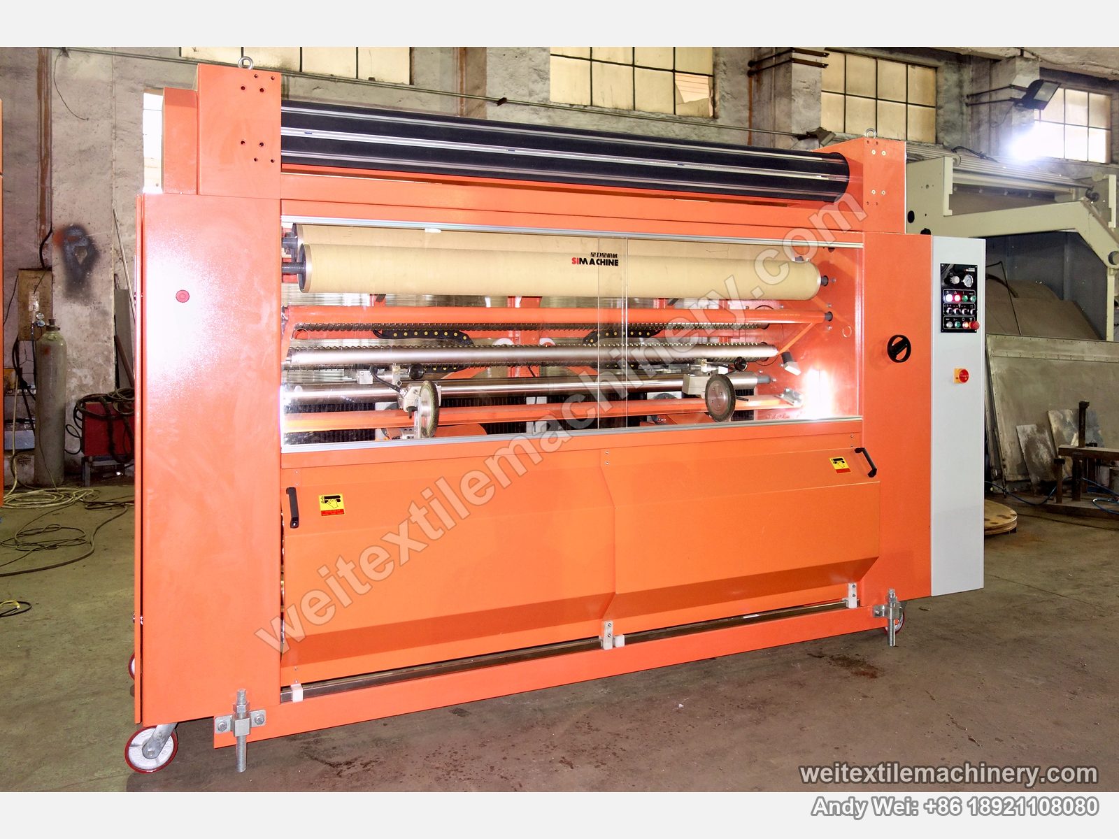 QL WPF-ZW Weft Straightener, front view